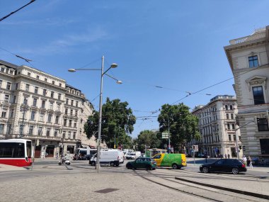 Viyana, Avusturya - 27 Temmuz 2024: Viyana 'daki St. Stephen Katedrali Kilisesi.