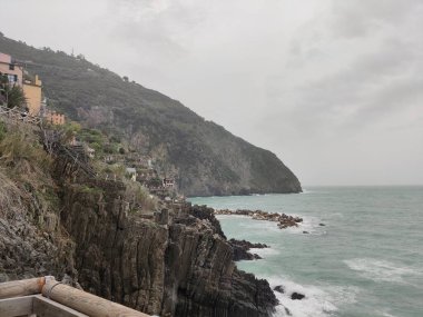 Cinque Terre, İtalya 'nın Güzel Manzarası.