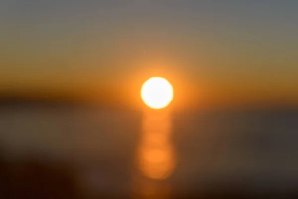 Zachód Słońca Plaży — Zdjęcie stockowe