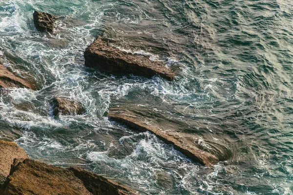Deniz Sahilin Havadan Görünüşü — Stok fotoğraf