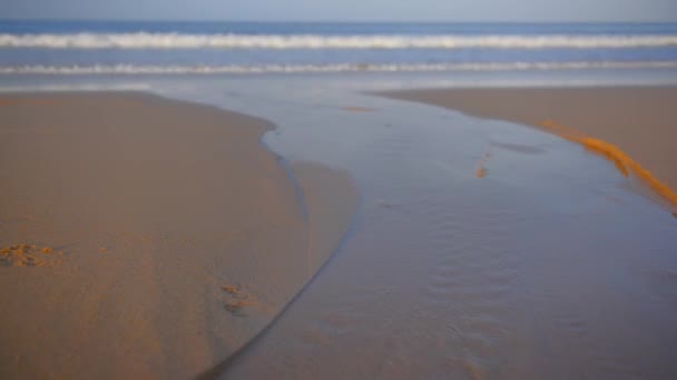 Piękna Plaża Morska Wakacje — Wideo stockowe