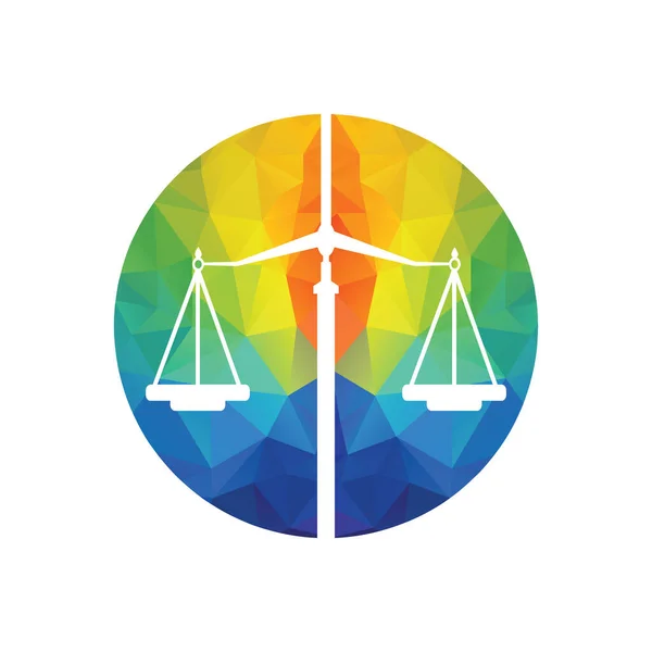 Legge Equilibrio Avvocato Monogramma Logo Design Equilibrio Logo Design Relativo — Vettoriale Stock