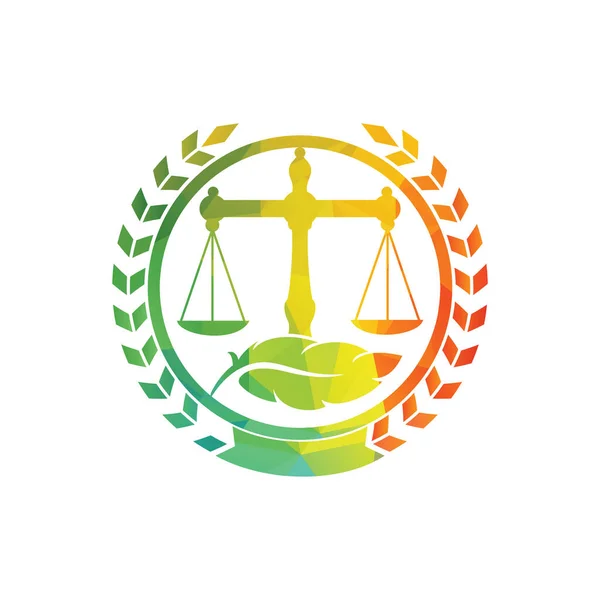 Törvény Egyensúly Ügyvéd Monogram Logo Design Ügyvédhez Ügyvédi Irodához Vagy — Stock Vector