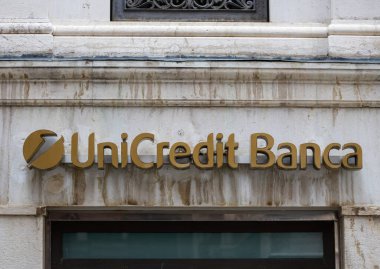 Venice, İtalya Üniversitesi Kredi Bankası eski bir binada 12 / 31 / 2022