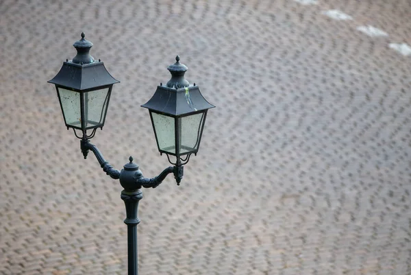 Old wall street lighting, in the old town