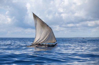 Tanzanya, Zanzibar adasında geleneksel balıkçı tekneleri