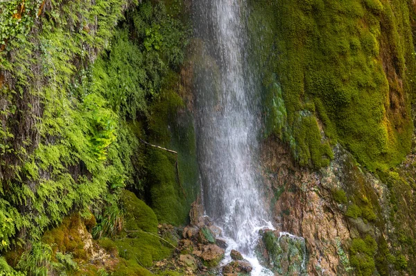 Водопад Cascade Saut Loup Франции Рядом Курсом Гурдоном — стоковое фото