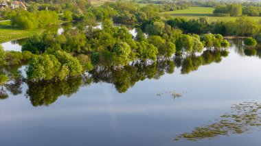 Nehir bankadan taştı. Nevezis, Kedainiai Bölgesi