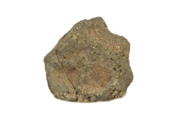 Pirinç külçesi dokusu, kaya parçası, mineral yapısı, metalürji için ham madde, doğal jeolojik form.