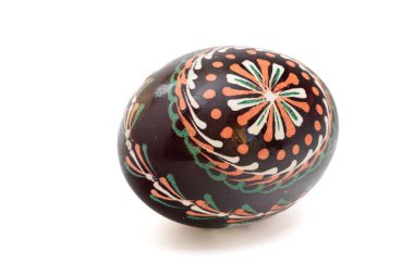 Easter: Lithuanian Easter eggs, traditional decorating, folk heritage clipart