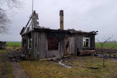 Burned Down Rural Homestead: A Tragedy in the Fields