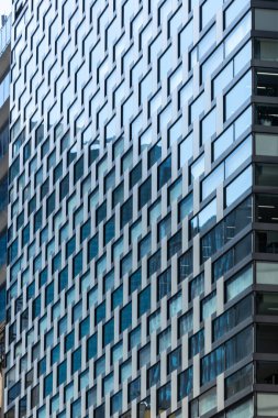 Camdan Çelik Geometrik Ritim Modern Tokyo Mimarisi