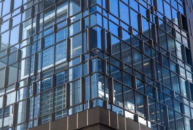 Camdan Çelik Geometrik Ritim Modern Tokyo Mimarisi