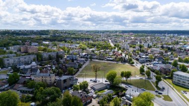Litvanya Şehir Manzarası: Kaunas Şehir Panoraması