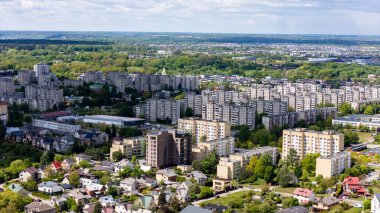 Litvanya Şehir Manzarası: Kaunas Şehir Panoraması
