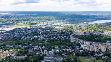 Litvanya Şehir Manzarası: Kaunas Şehir Panoraması