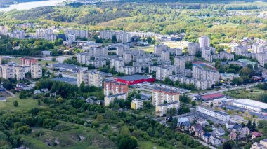 Litvanya Şehir Manzarası: Kaunas Şehir Panoraması