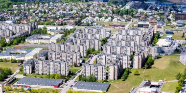 Litvanya Şehir Manzarası: Kaunas Şehir Panoraması