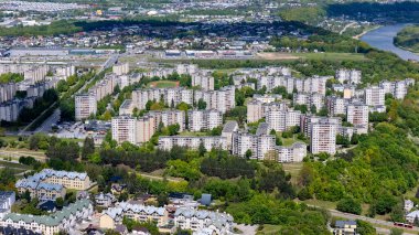 Litvanya Şehir Manzarası: Kaunas Şehir Panoraması