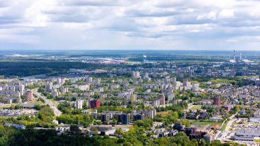 Litvanya Şehir Manzarası: Kaunas Şehir Panoraması