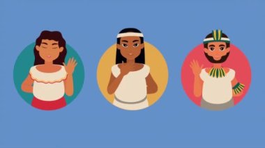 4k video animasyonu, ahlaksız karakterler grubu