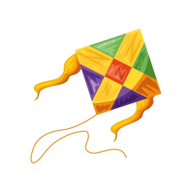 Uçurtma oyuncağı simgesi izole