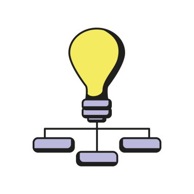 Web geliştirme yaratıcılık simgesi izole edilmiş biçim