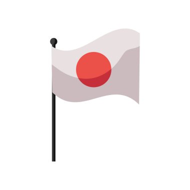 Japonya bayrağı izole edildi