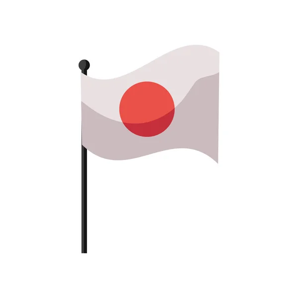Ikone Japans Isoliert — Stockvektor