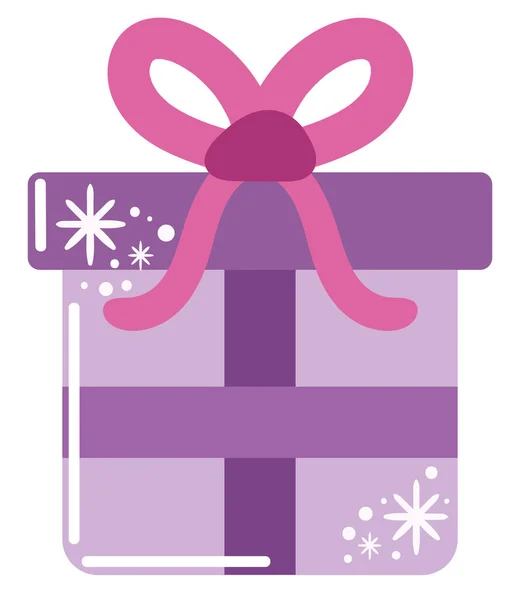 Gift Box Party Icon Isolated — Stock Vector