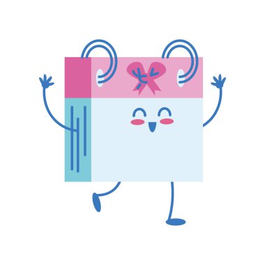 notepad karikatür okulu simgesi izole edildi