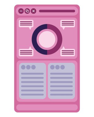 analiz web geliştirme simgesi izole edildi