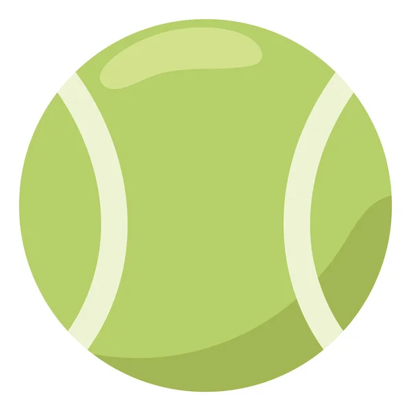 Sport Balle Tennis Icône Isolé — Image vectorielle