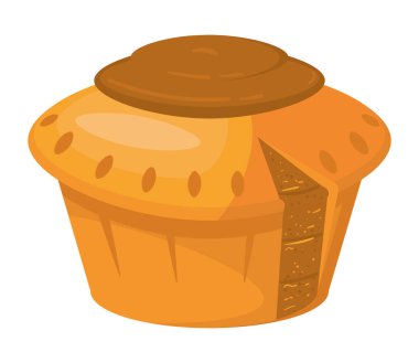 Avustralya et turtası simgesi izole