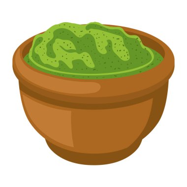 Bir kase ikonunda izole edilmiş toz kibriti