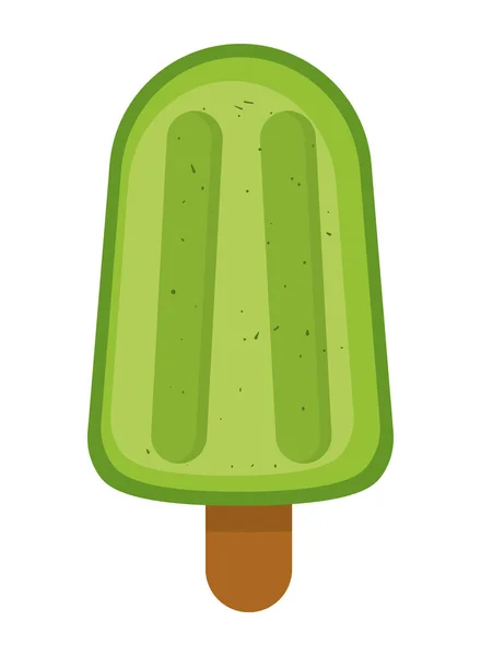 Ice Cream Matcha Icon Isolated — Stock Vector
