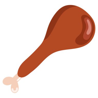 Tavuk budu et simgesi izole edildi