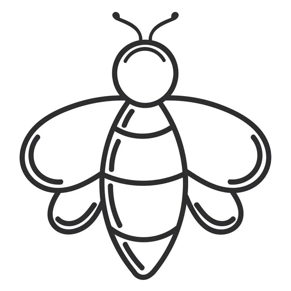 Bug Tattoo Icon Isolated Flat — Stock Vector