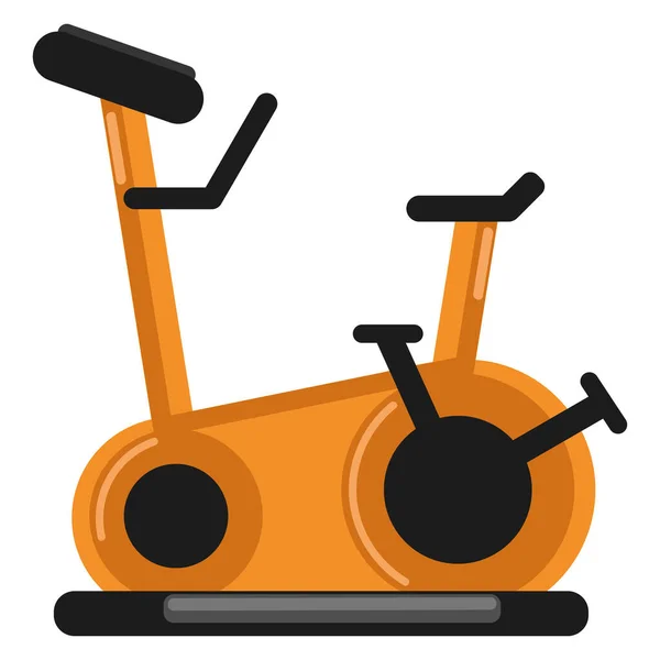 Gym Cykel Statisk Ikon Isolerad — Stock vektor