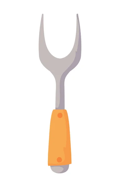 叉叉餐具扁平图标隔离 — 图库矢量图片