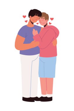 Eşcinsel çift sevgililer günü ikonum olsun.