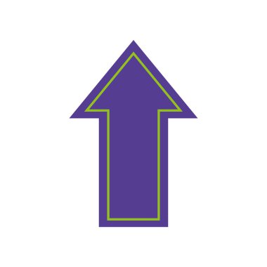 ok yönü simgesi izole edildi