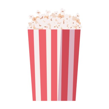 Patlamış mısır ikonu izole