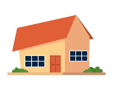 Çalı simgesi olan ev izole edildi