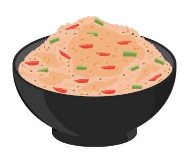 Sebze ikonlu pirinç