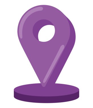 gps konum simgesi izole edildi