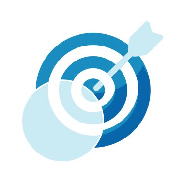 hedef Glasmorfizm simgesi izole edilmiş biçimi