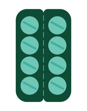 Eczane hapları simgesi izole edildi