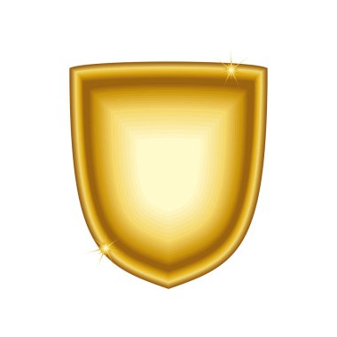 Altın Kalkan simgesi beyaz arkaplan