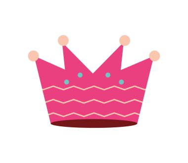 birthday crown icon white background